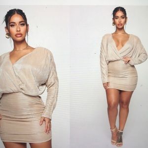 Fashionnova Metallic Dress